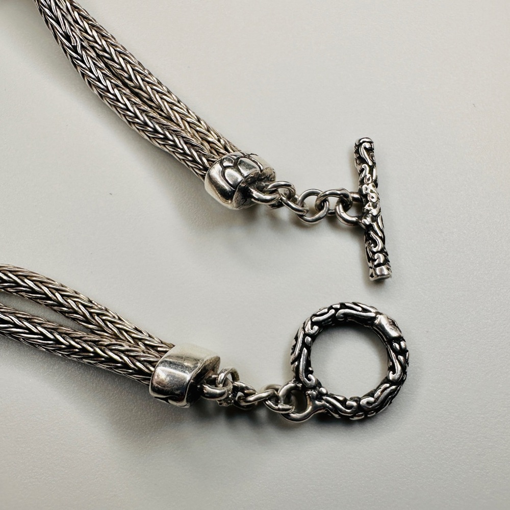 925 Dragon Bali Toggle Bracelet - Sterling Silver, Wayan Asmana, just over 13g - Picture 4 of 10